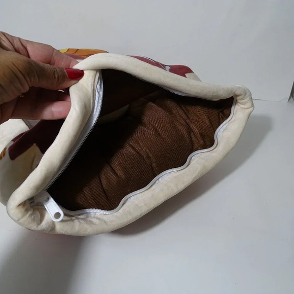 Cute Bear Milk Choco Plush Pillow With 8 Stuffed Bear Toys Zip Closure - Picture 5 of 7